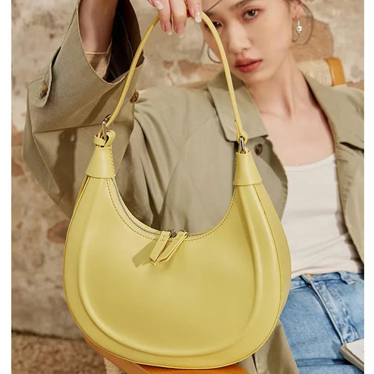 fashion real leather handbags for ladies